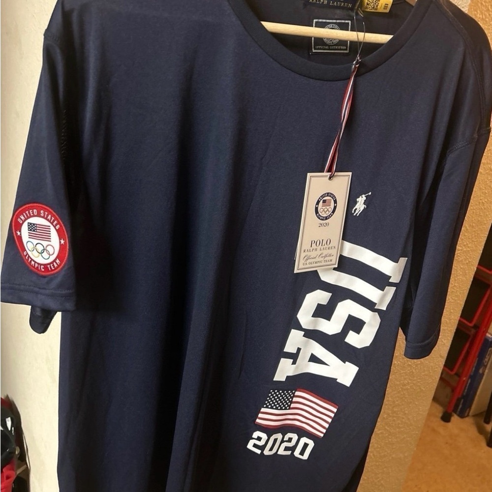 Men’s Ultra Dry USA 2020 Olympics Pandemic T-Shirt by Polo Ralph Lauren